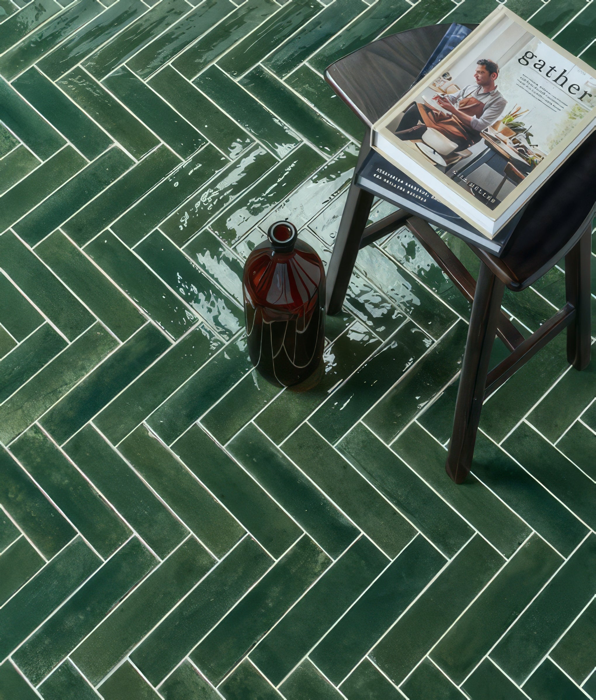 Foundry Novo Porcelain Irish Green From Hyperion Tiles