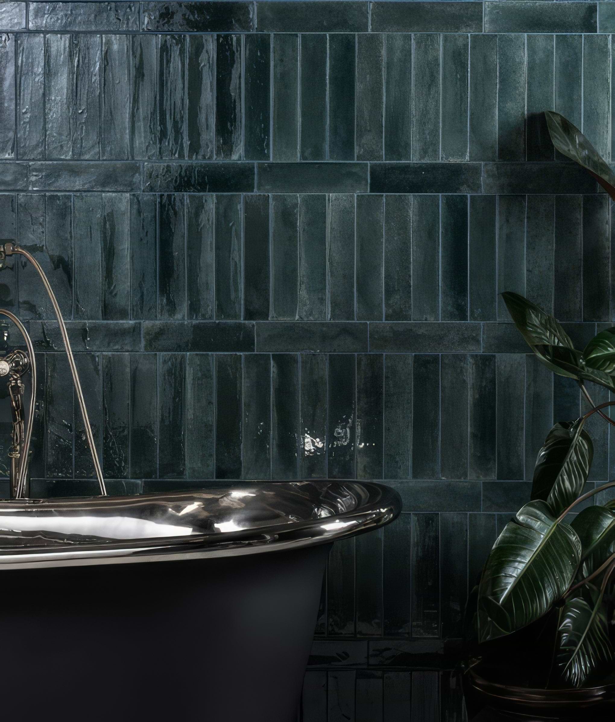 Foundry Novo Porcelain Navy From Hyperion Tiles