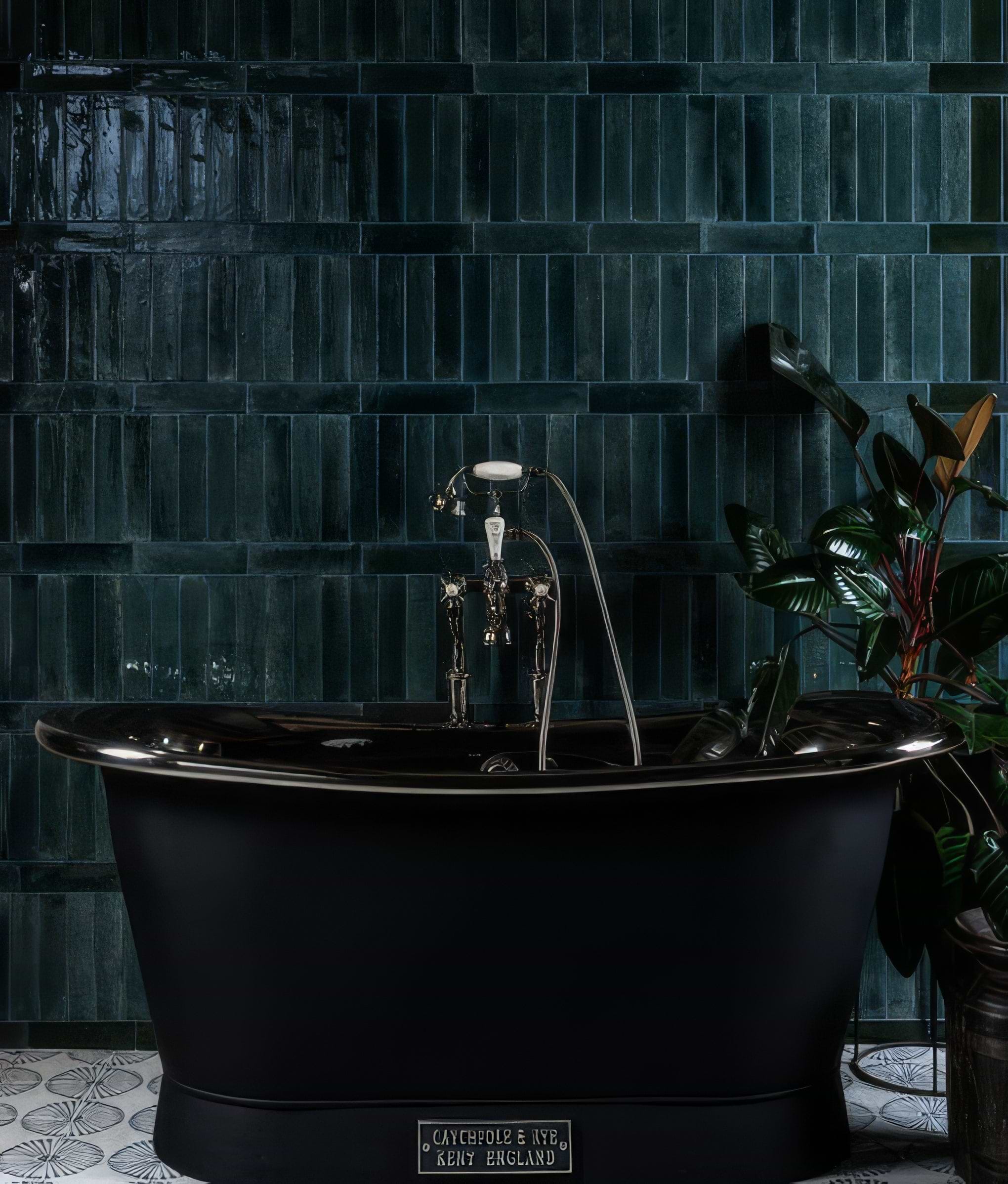 Foundry Novo Porcelain Navy From Hyperion Tiles