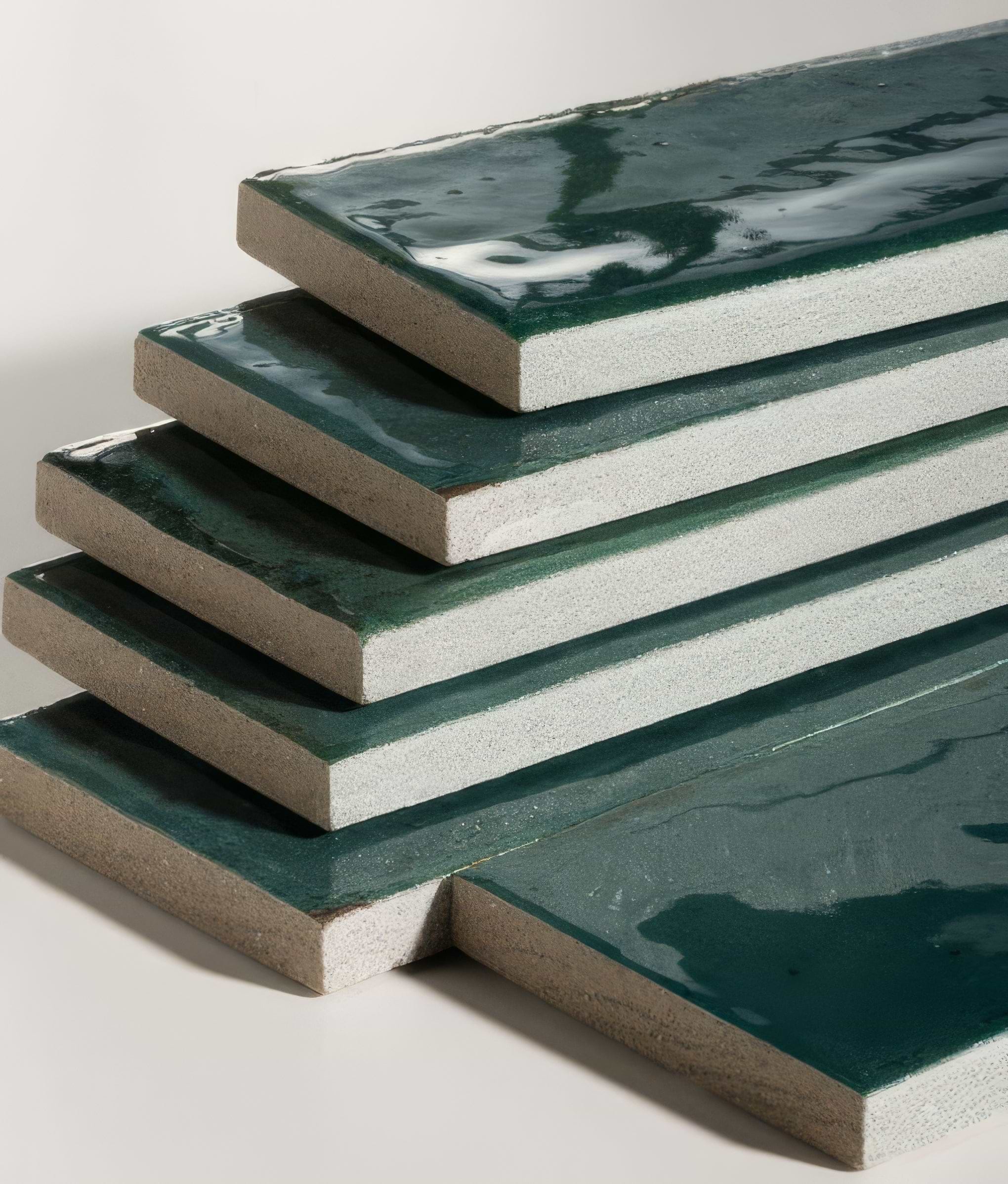 Foundry Novo Porcelain Turquoise From Hyperion Tiles