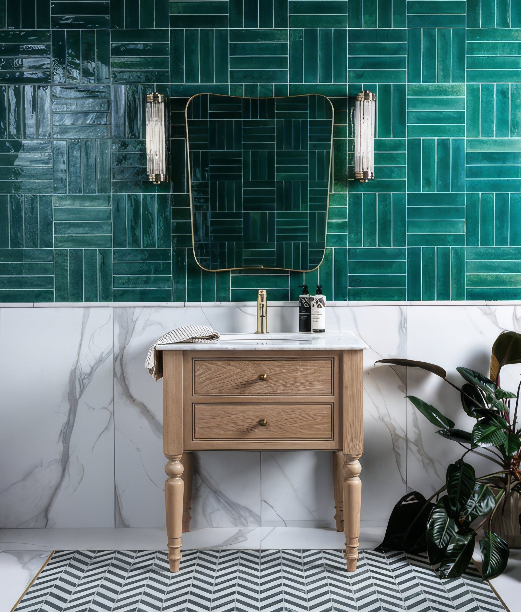Foundry Novo Porcelain Turquoise From Hyperion Tiles
