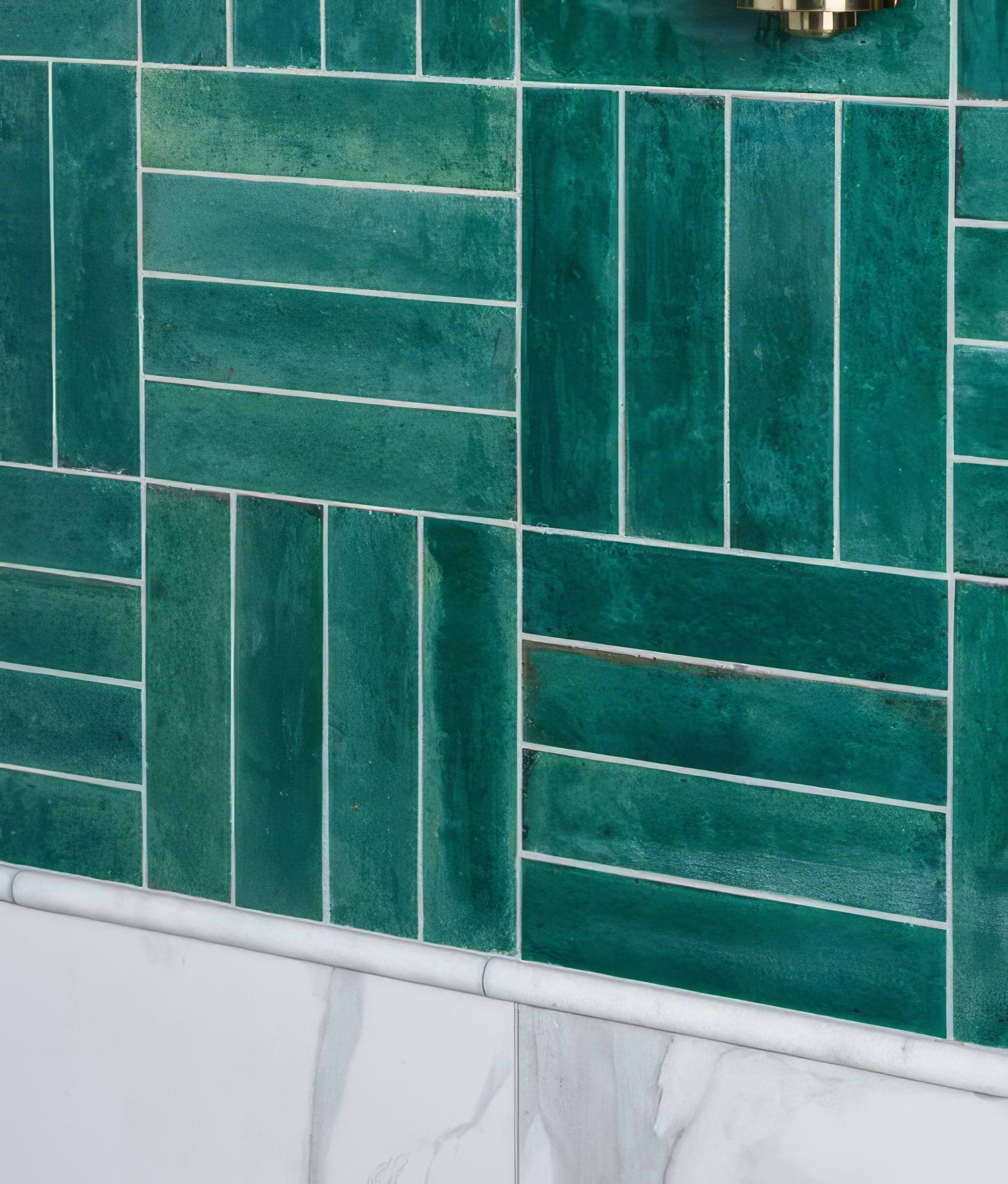 Foundry Novo Porcelain Turquoise From Hyperion Tiles
