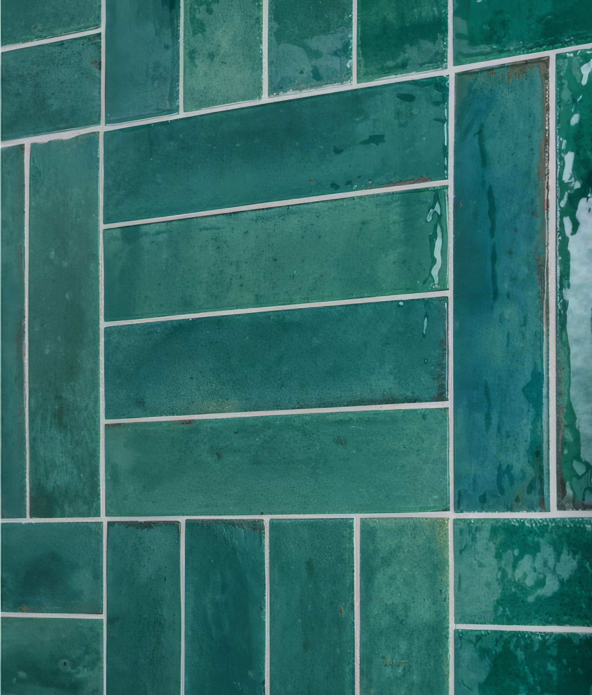 Foundry Novo Porcelain Turquoise From Hyperion Tiles
