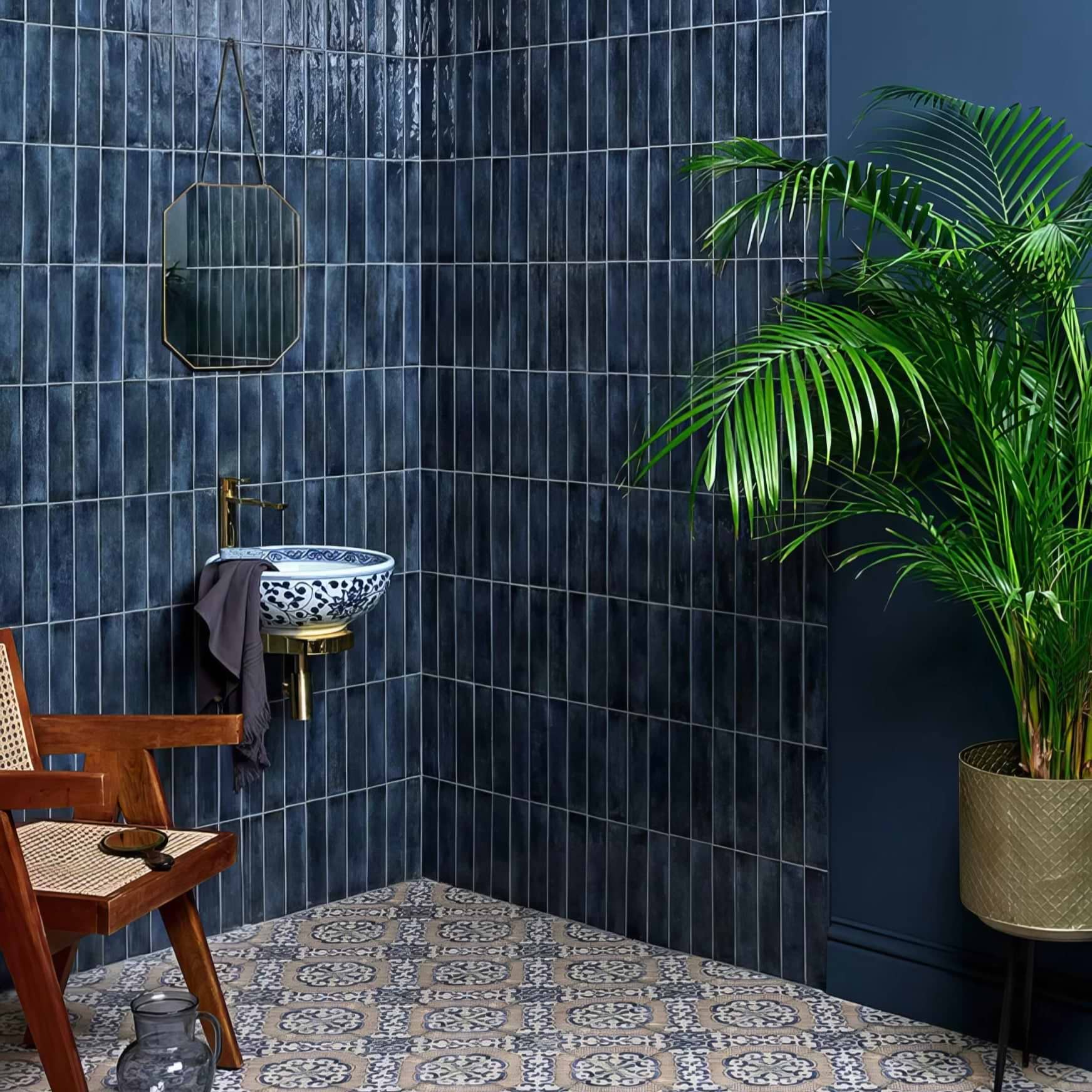 Foundry Porcelain Blue - Hyperion Tiles