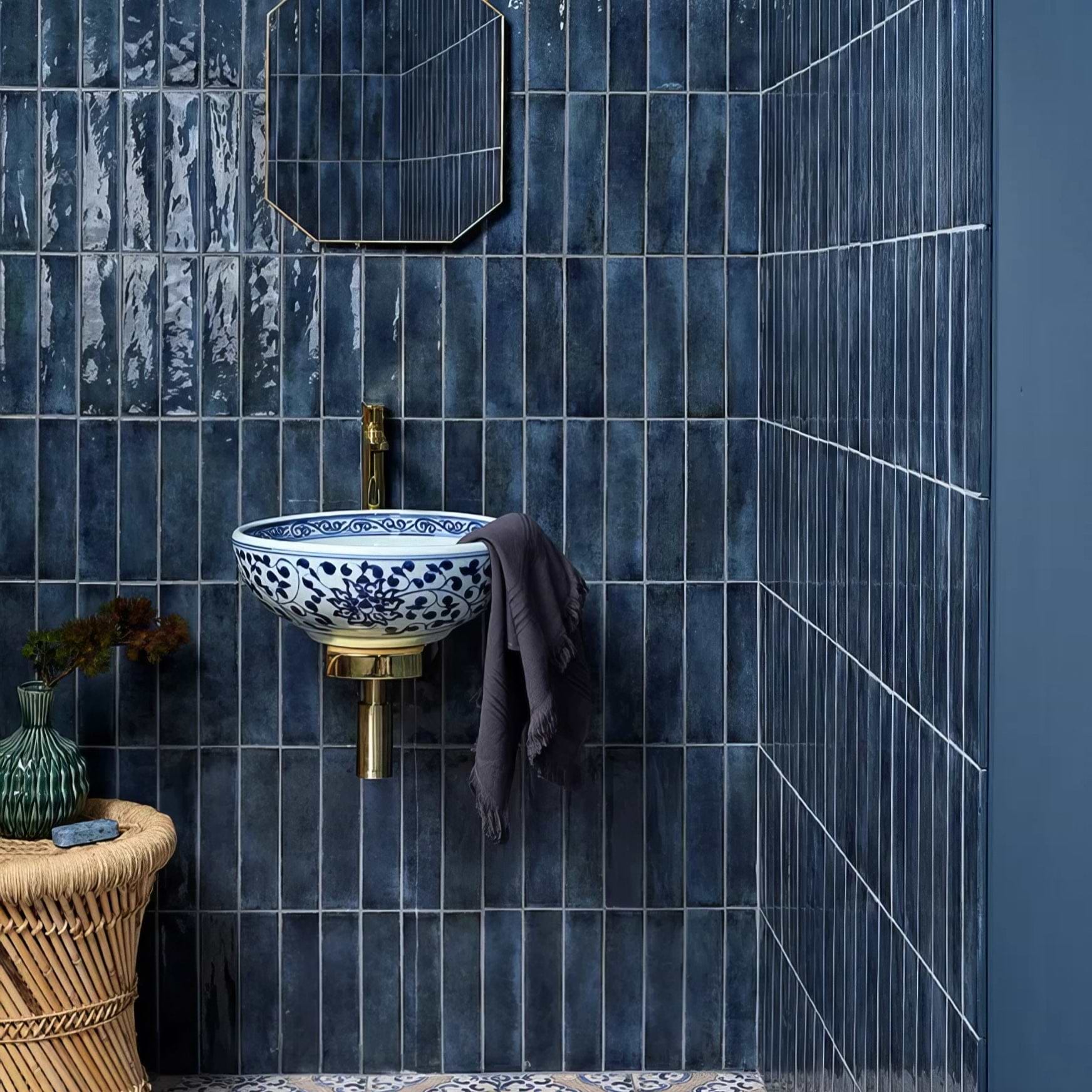 Foundry Porcelain Blue - Hyperion Tiles