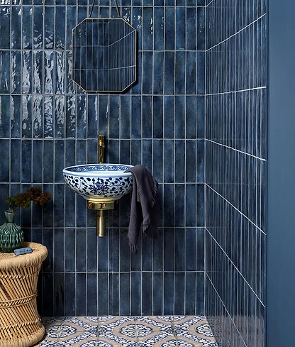 Foundry Porcelain Blue - Hyperion Tiles