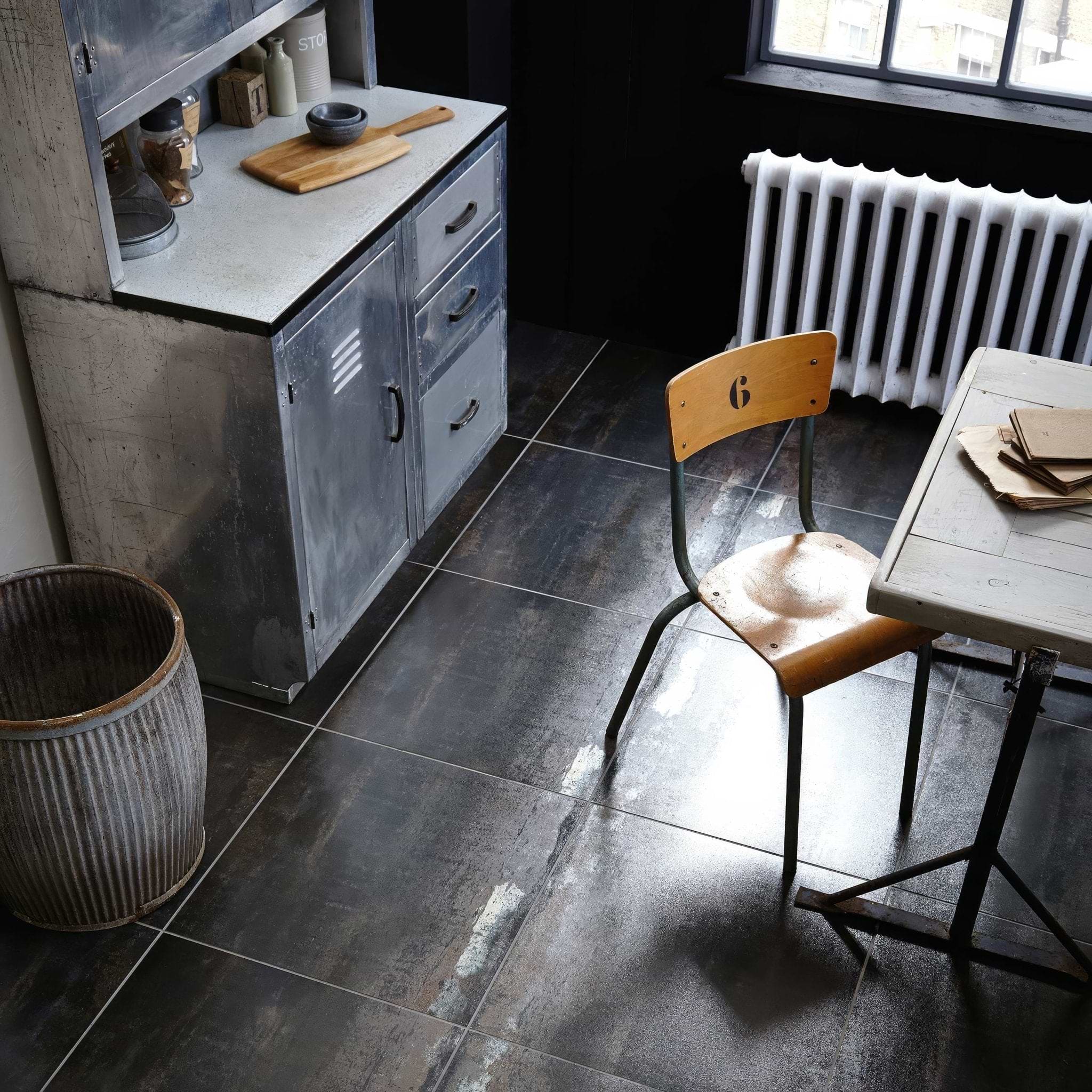 Furnace Iron 60 x 60cm - Hyperion Tiles
