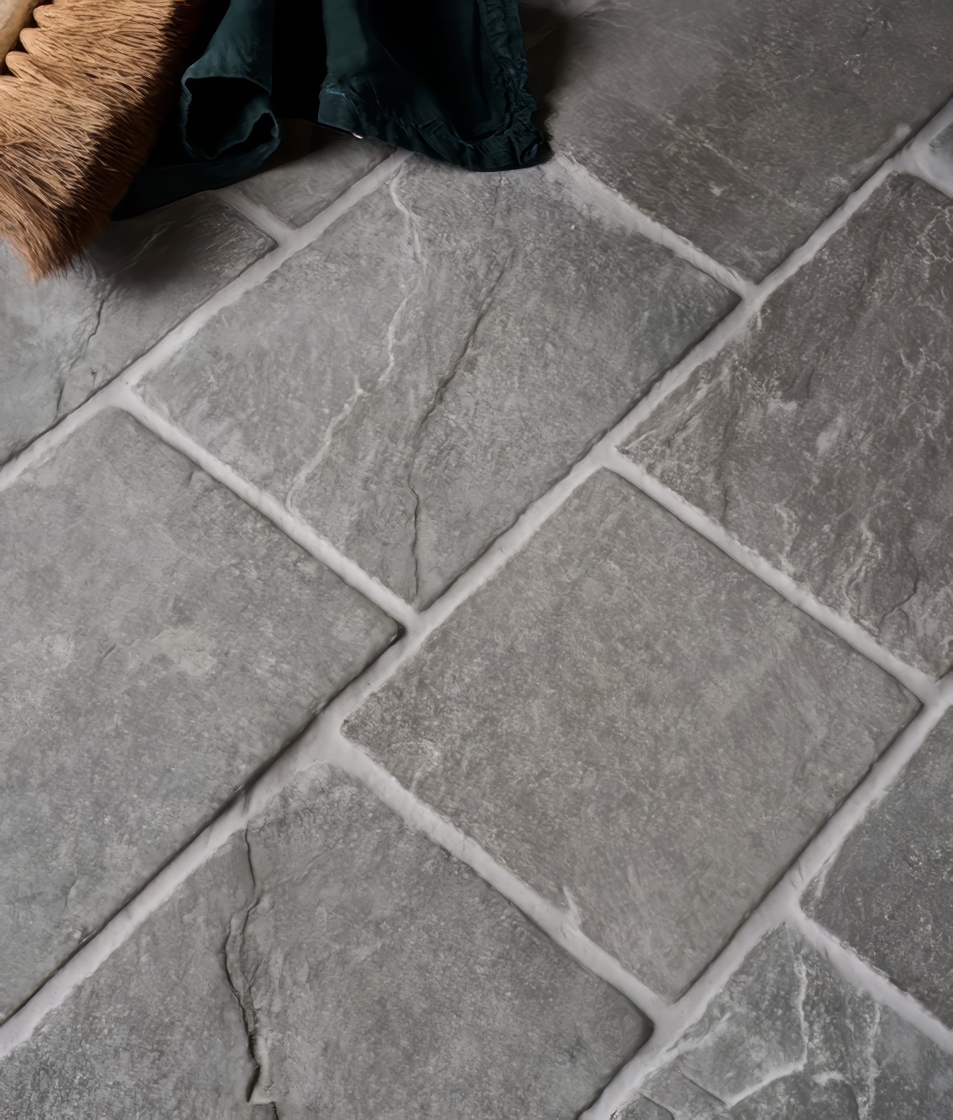 Tyrone Limestone Cobble Seasoned Finish