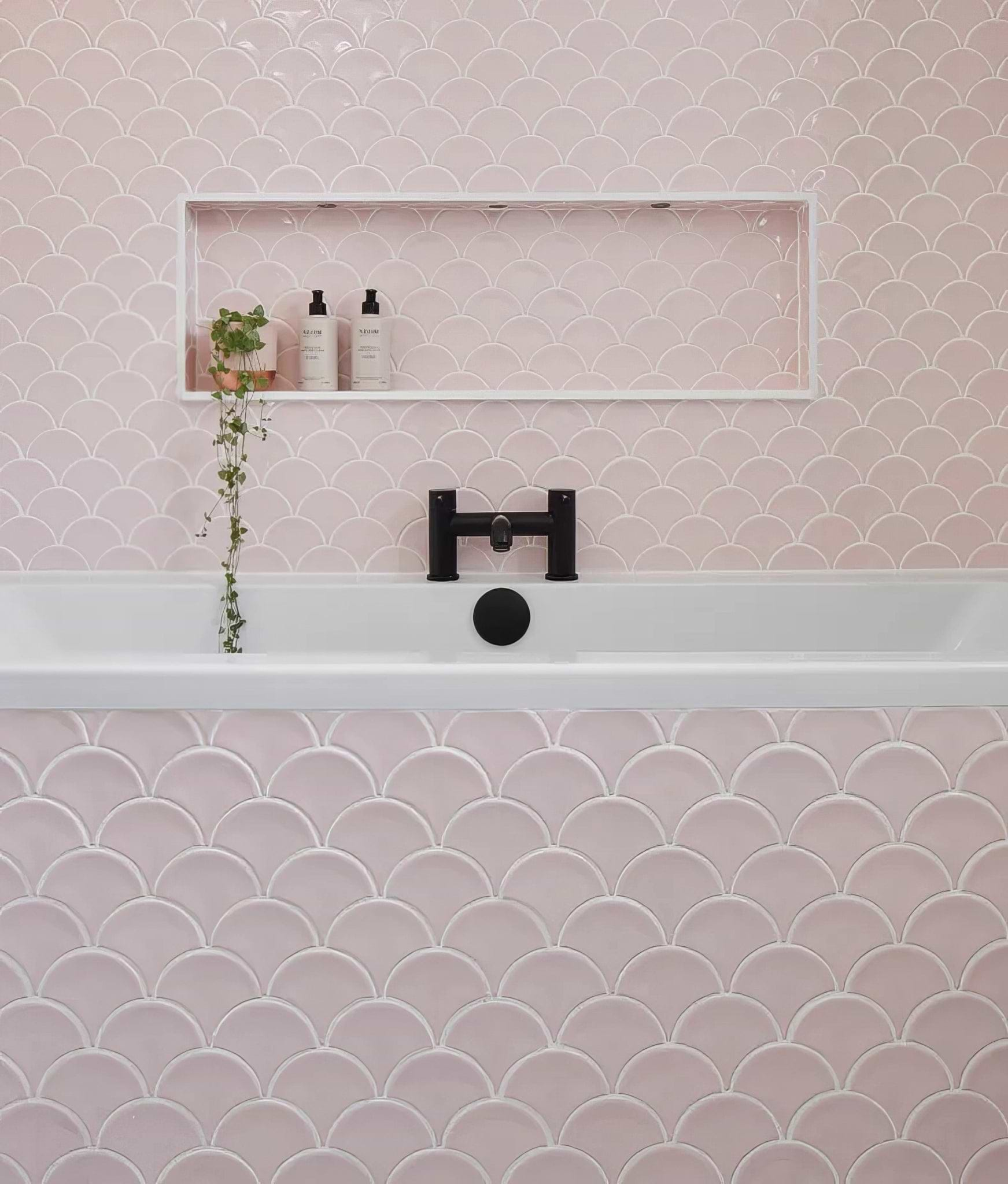 Gelato Porcelain Mosaic Cotton Candy - Hyperion Tiles