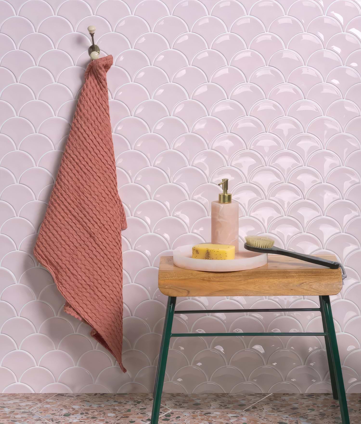 Gelato Porcelain Mosaic Cotton Candy - Hyperion Tiles