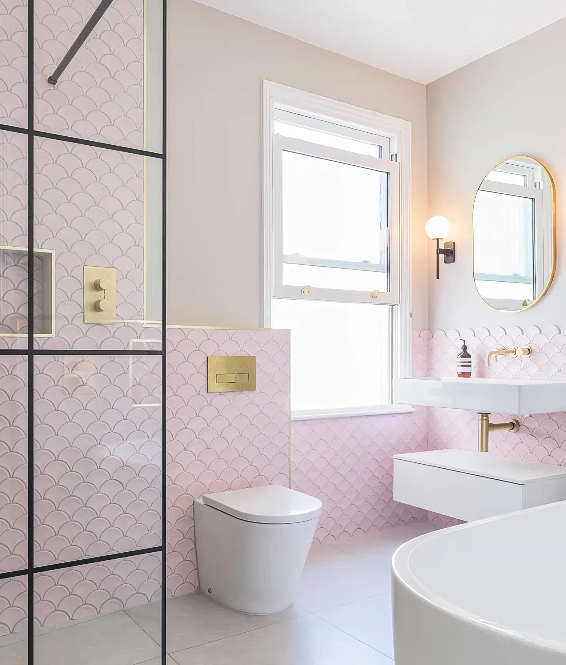 Gelato Porcelain Mosaic Cotton Candy - Hyperion Tiles