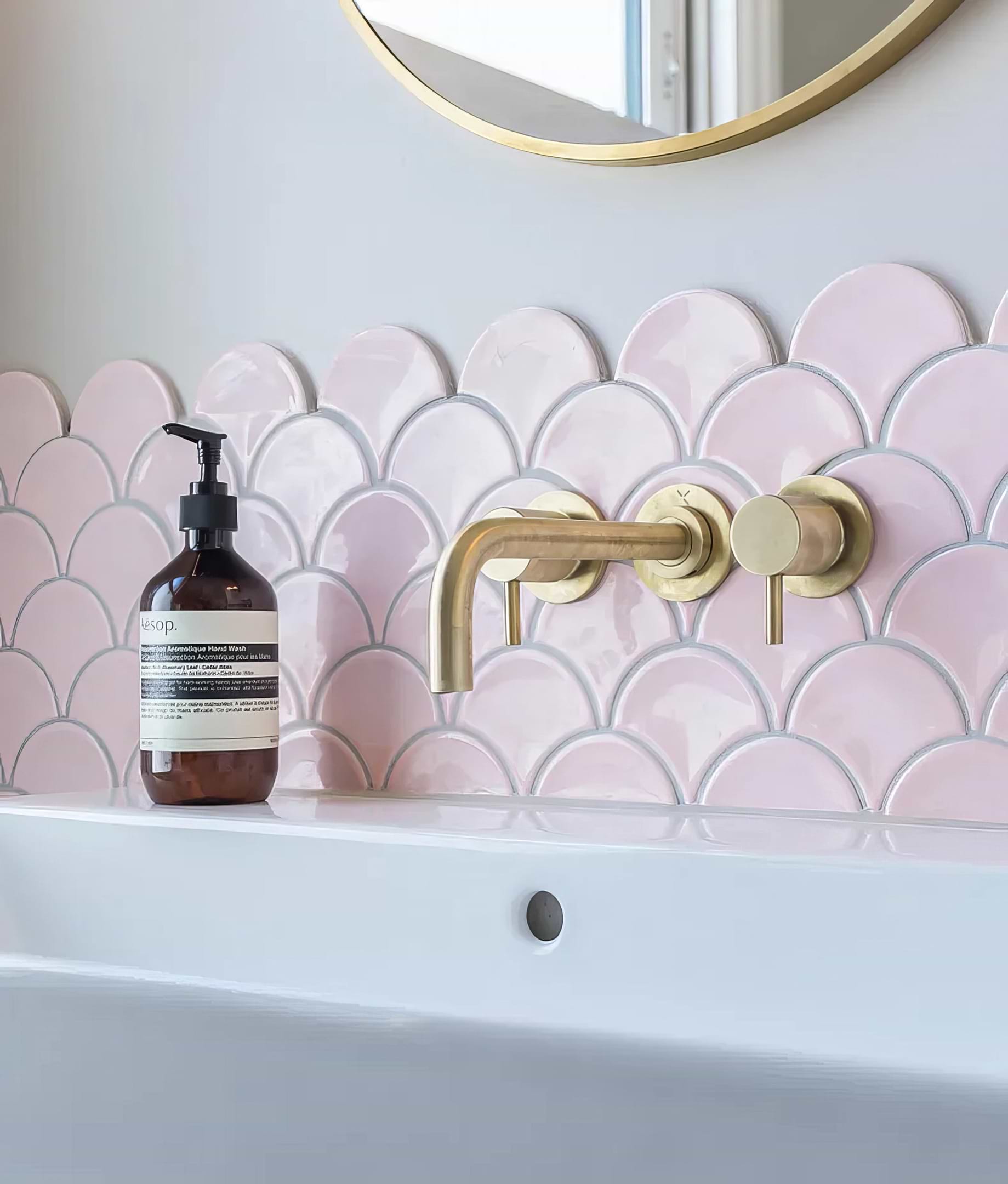 Gelato Porcelain Mosaic Cotton Candy - Hyperion Tiles
