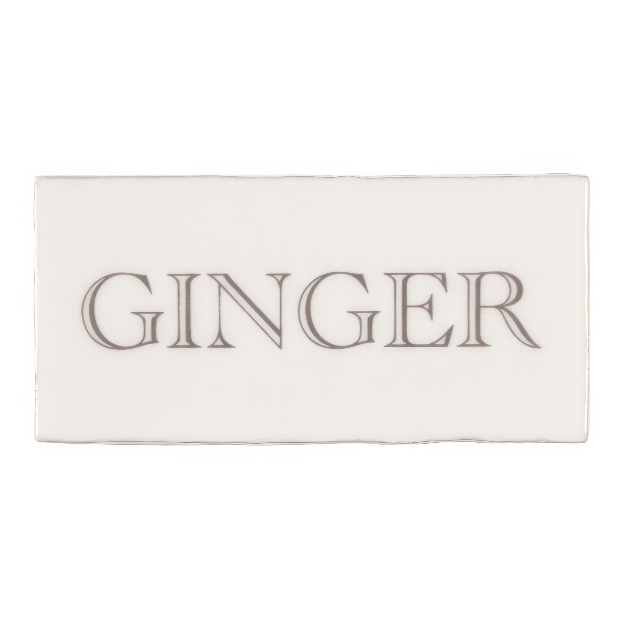 Ginger in Grey on Cotton - Hyperion Tiles