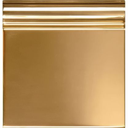 Gold (metallic) Skirting Tile - Hyperion Tiles