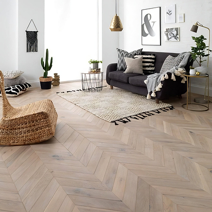Goodrich Feather Oak Chevron - Hyperion Tiles