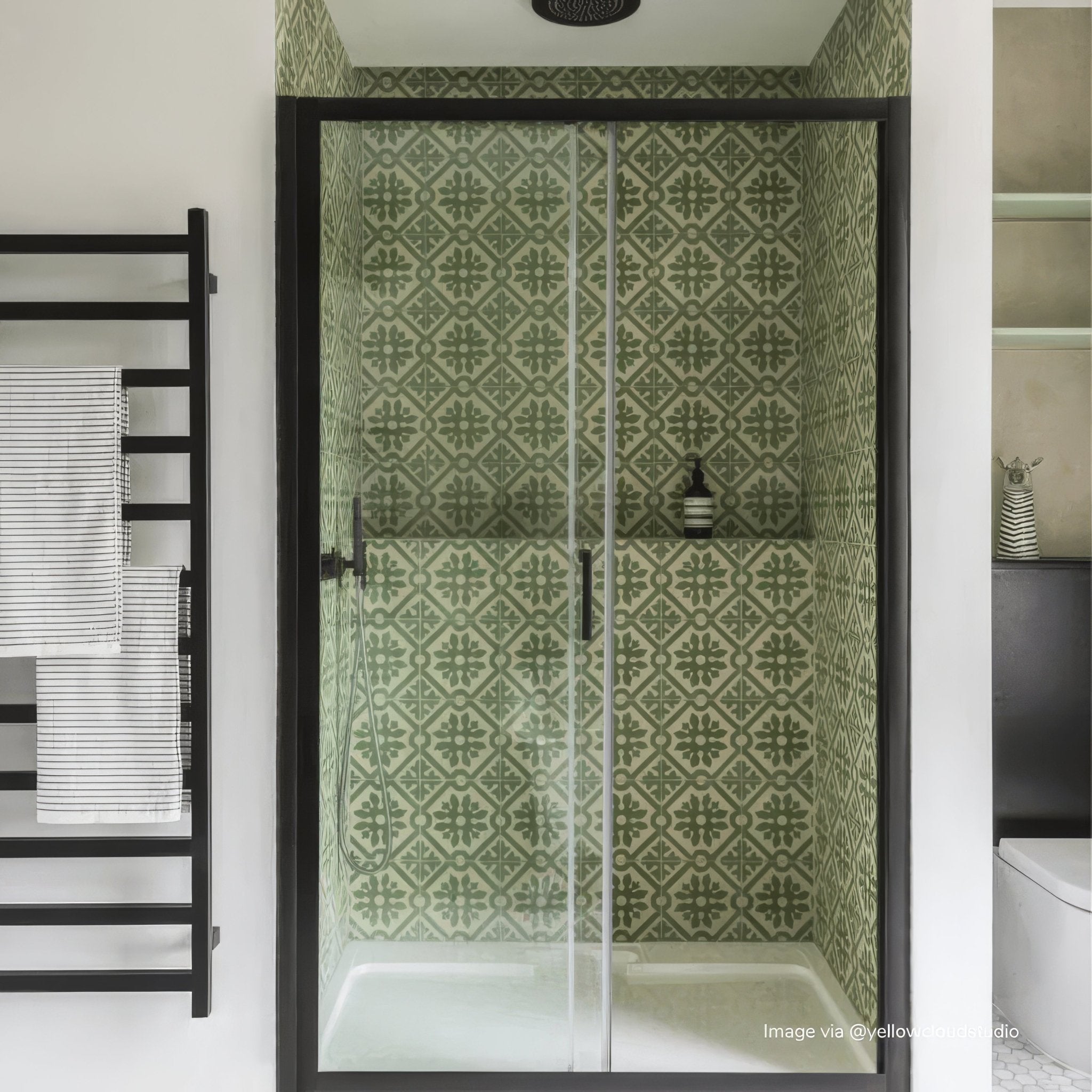 Green Basco Tile - Hyperion Tiles