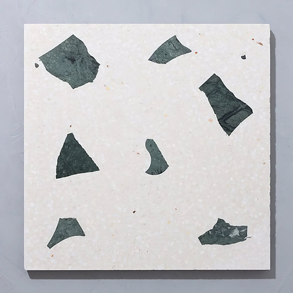 Green Coarse Terrazzo Tile - Hyperion Tiles