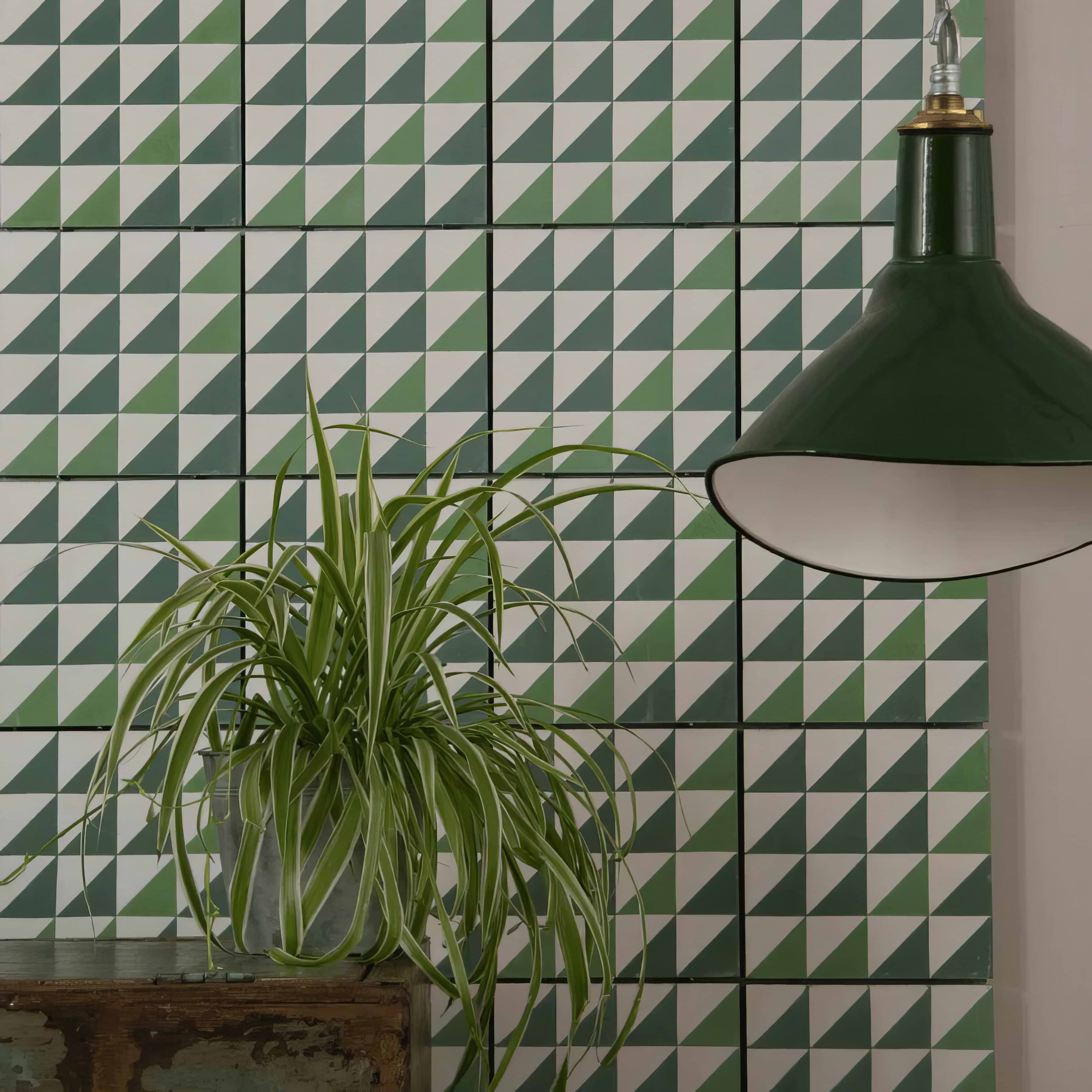 Green Majadas Porcelain Tile - Hyperion Tiles