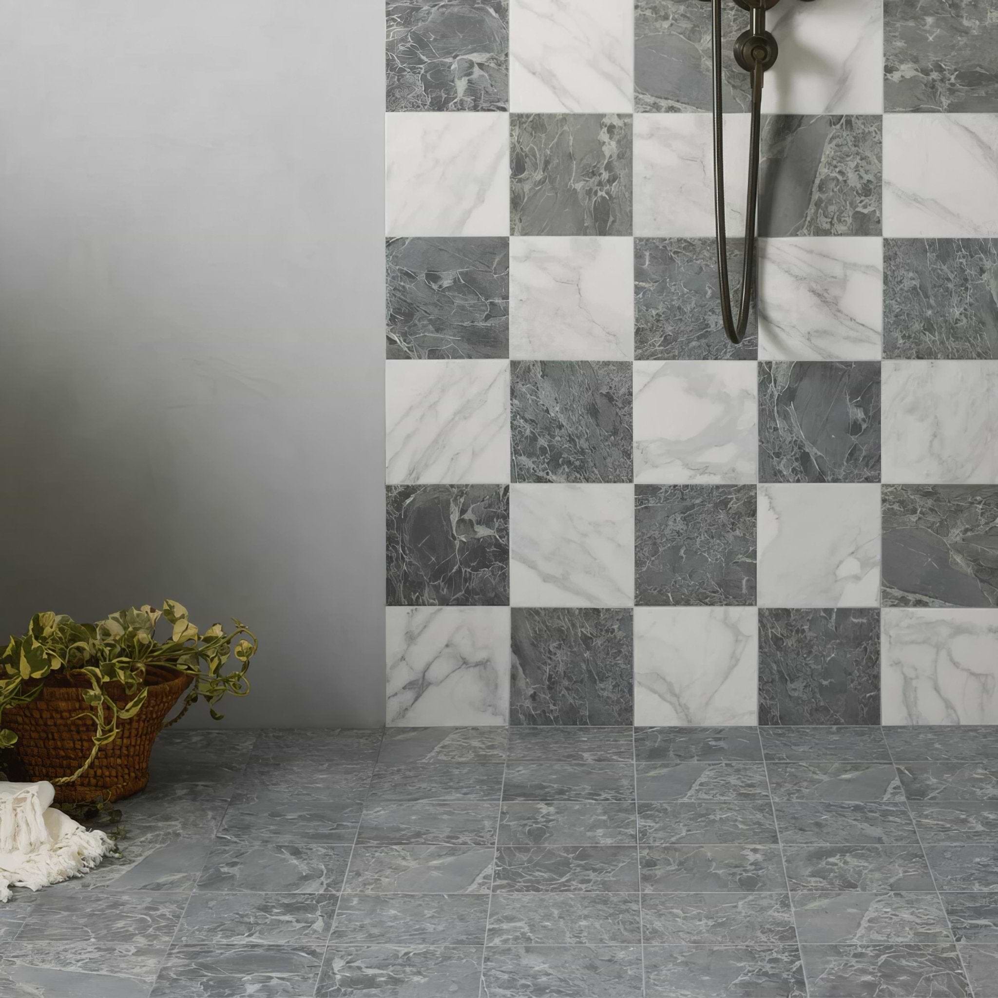Green Marble Porcelain Tile - Hyperion Tiles