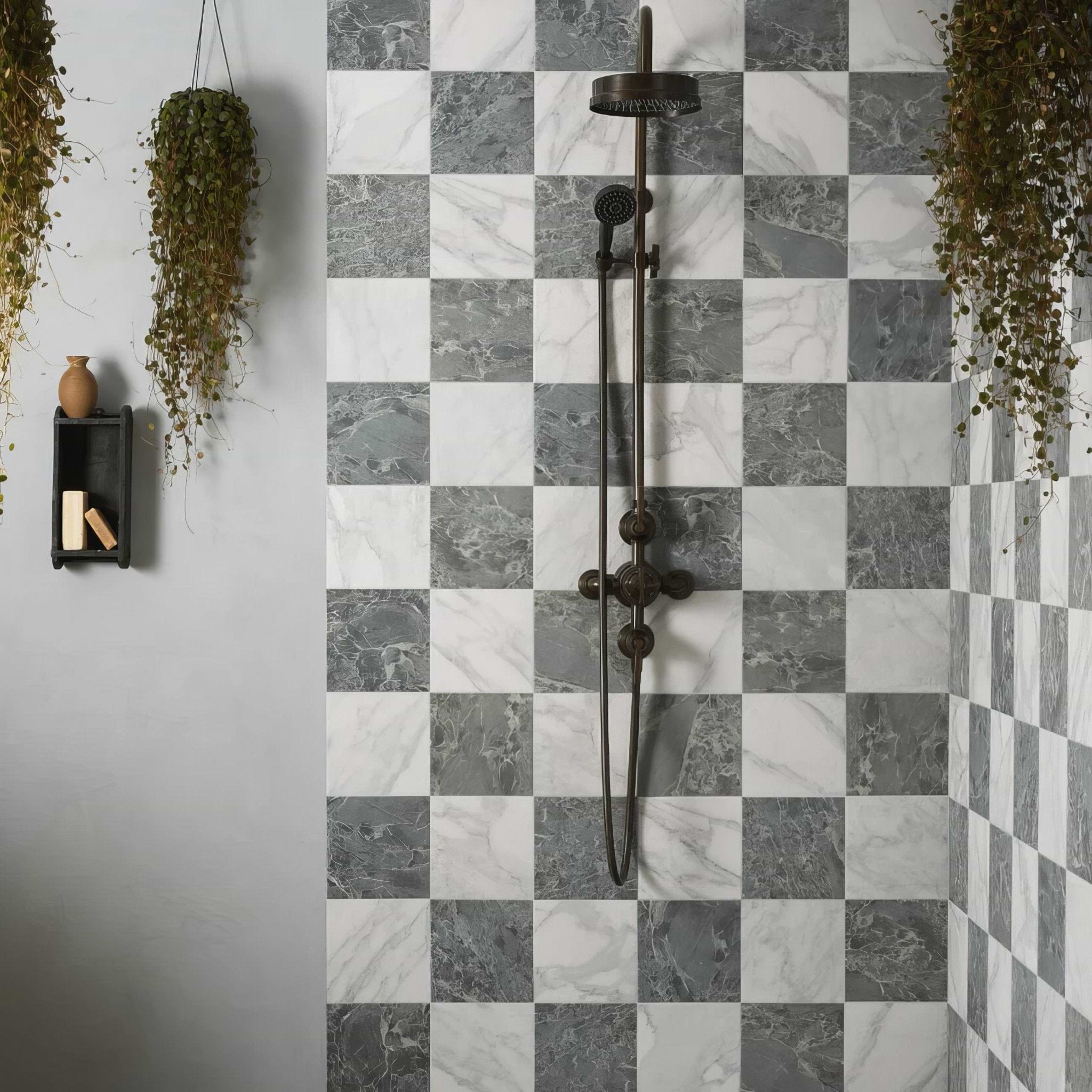 Green Marble Porcelain Tile - Hyperion Tiles