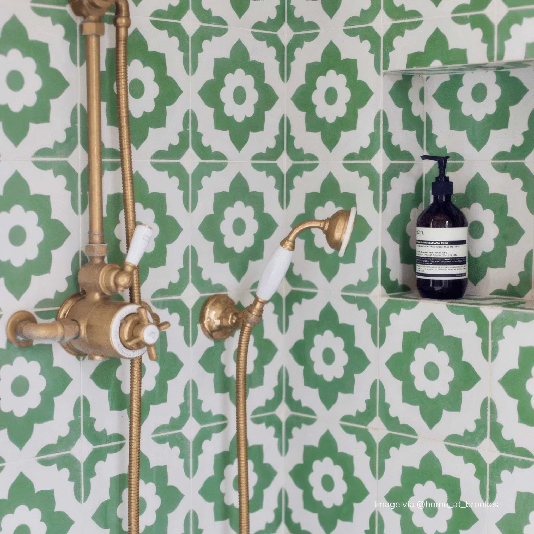 Green Santona Tile - Hyperion Tiles