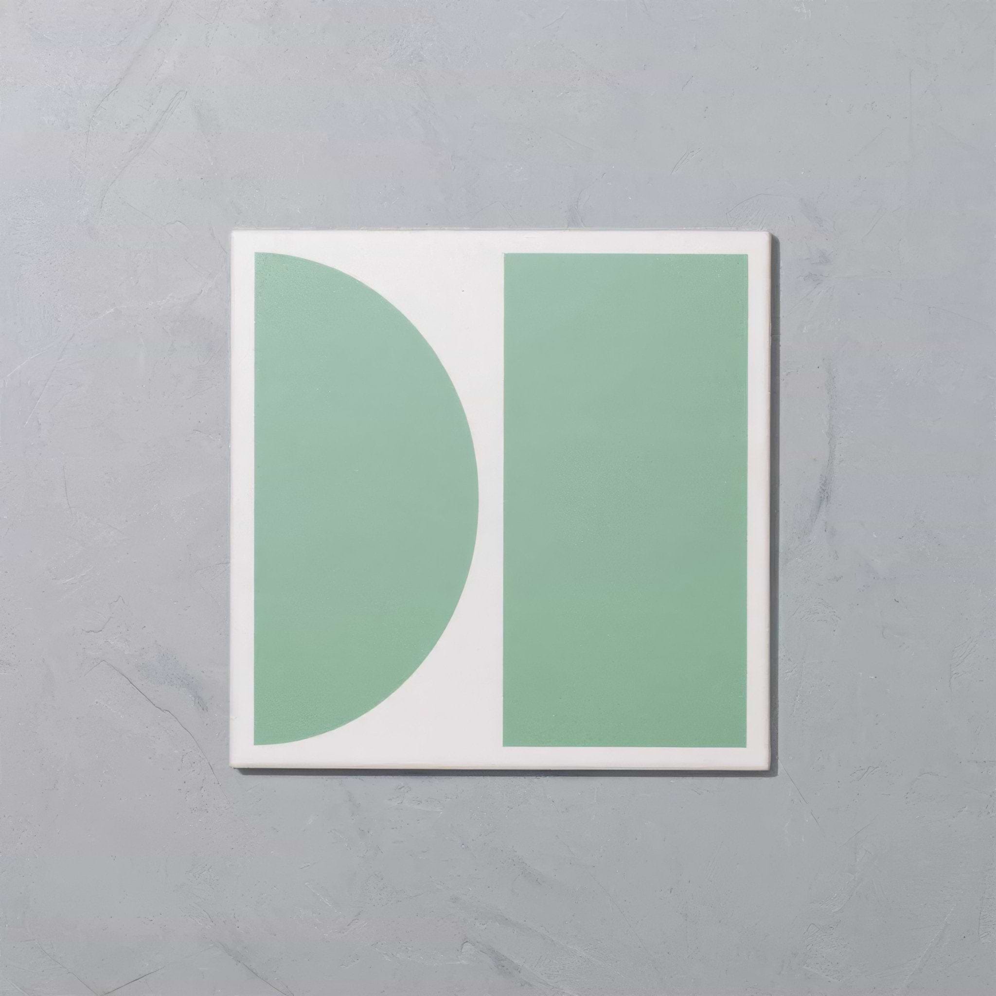 Green Split Shift Porcelain Tiles - Hyperion Tiles