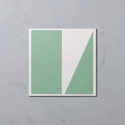 Green Split Shift Porcelain Tiles - Hyperion Tiles