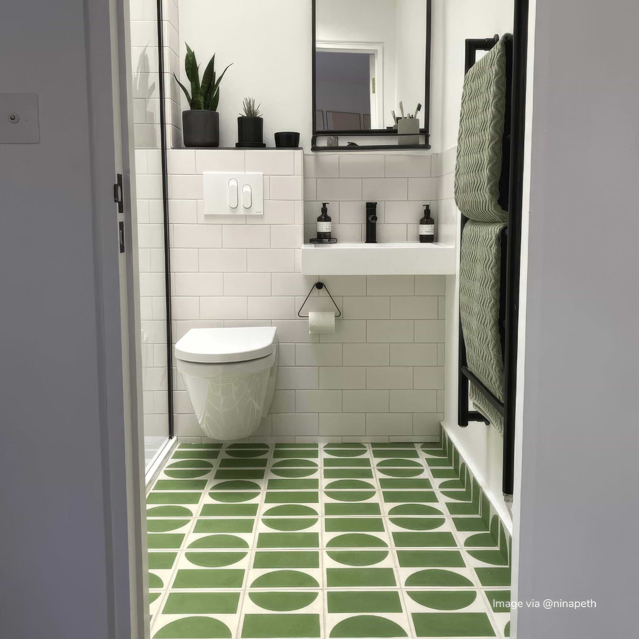 Green Split Shift Two - Hyperion Tiles
