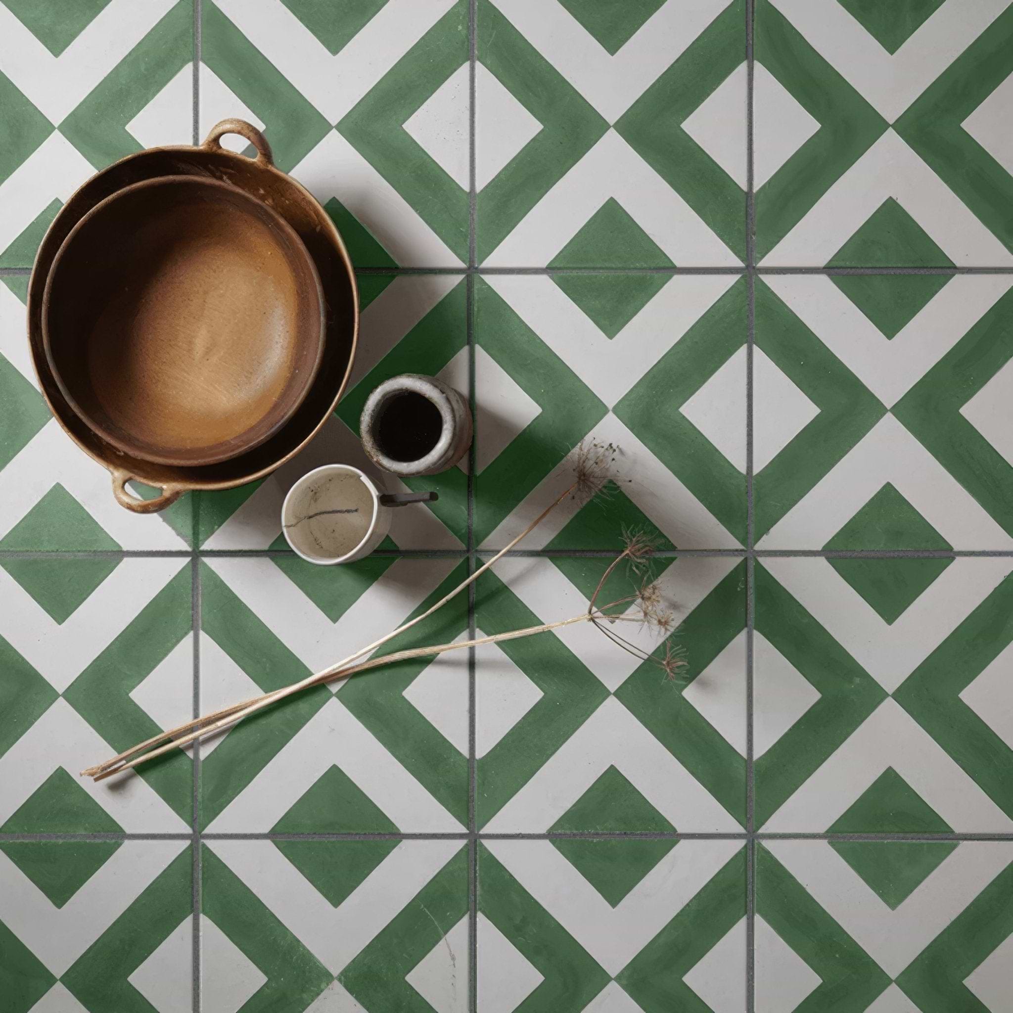 Green Vigo Tile - Hyperion Tiles