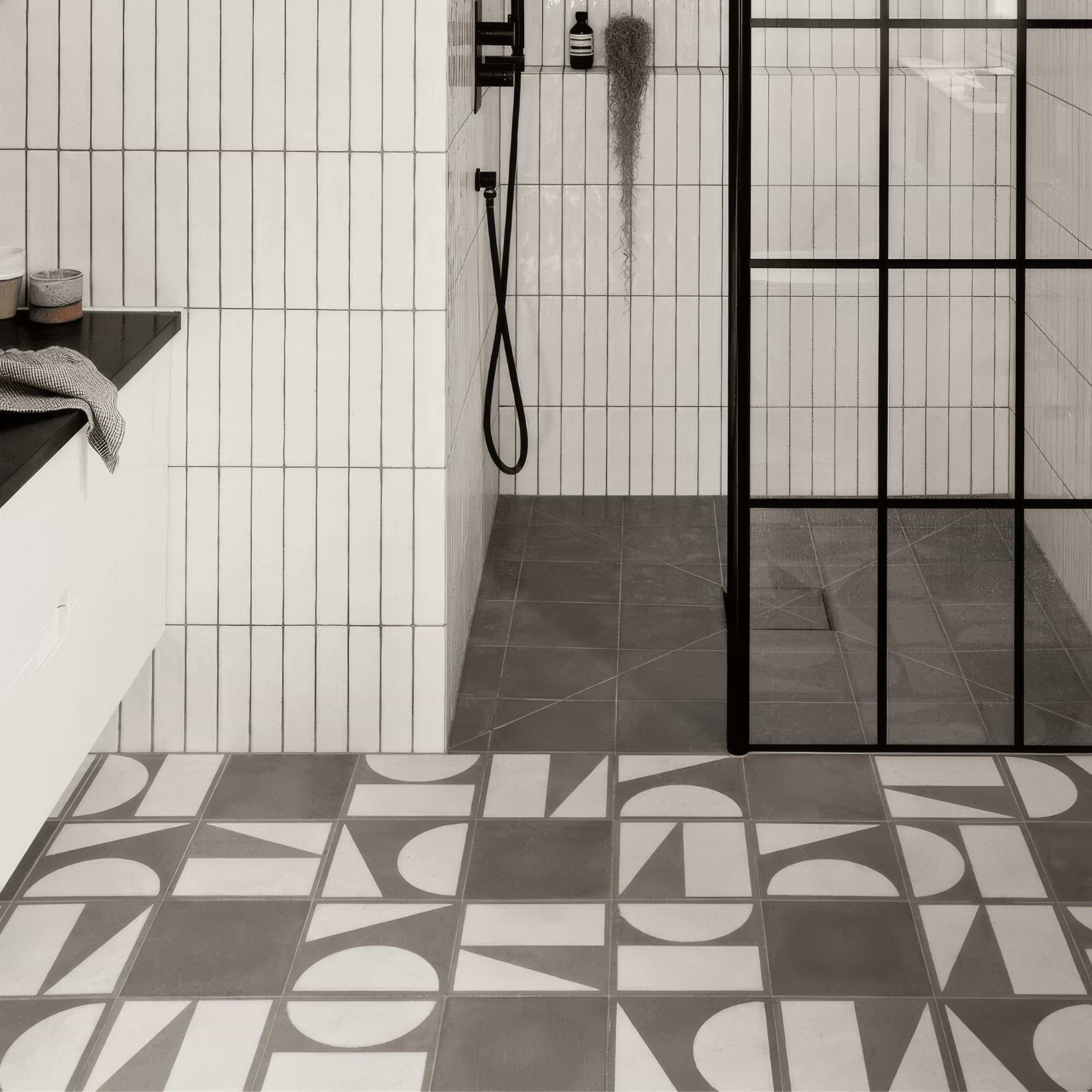 Grey Split Shift One - Hyperion Tiles