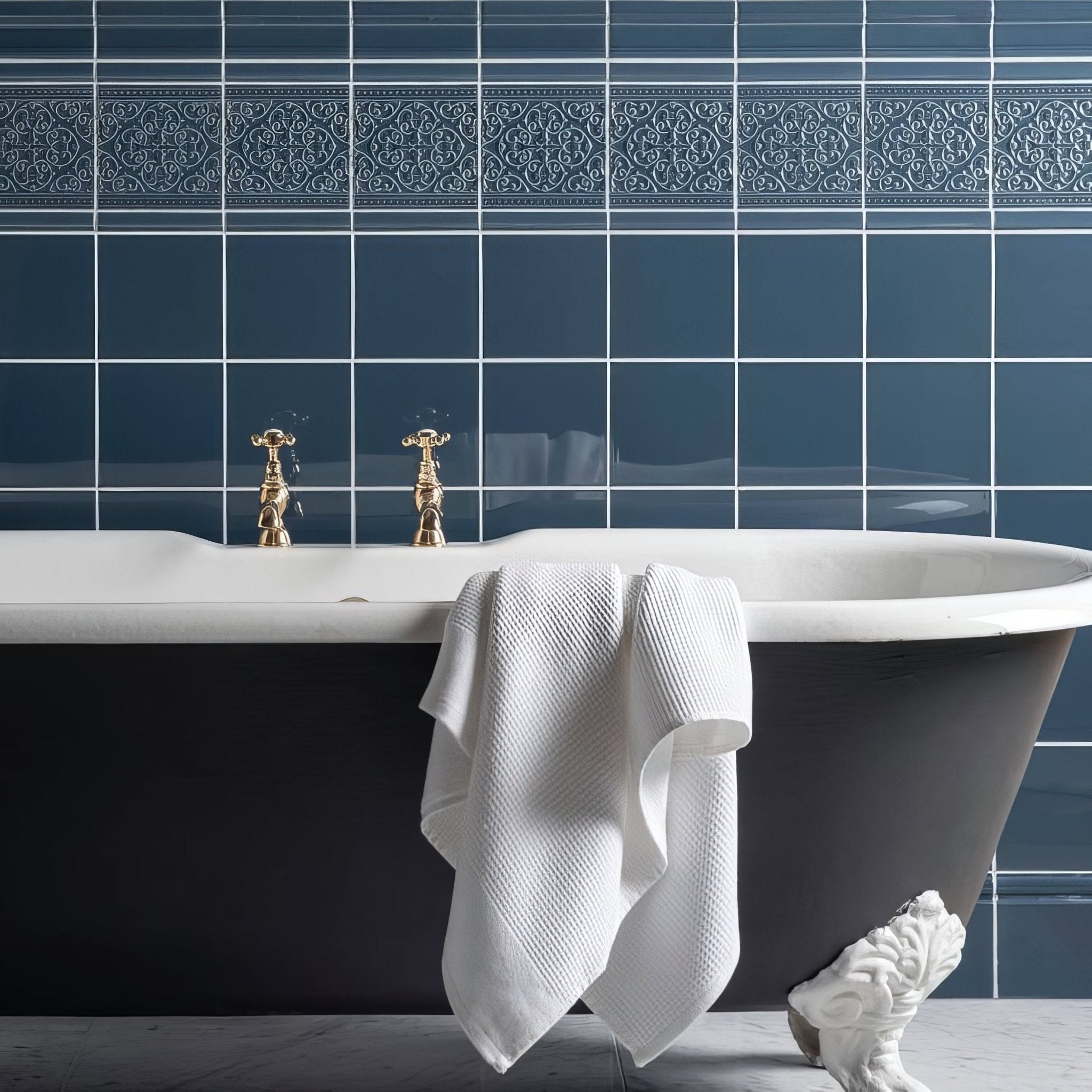 Grosvenor On Ascot Blue - Hyperion Tiles