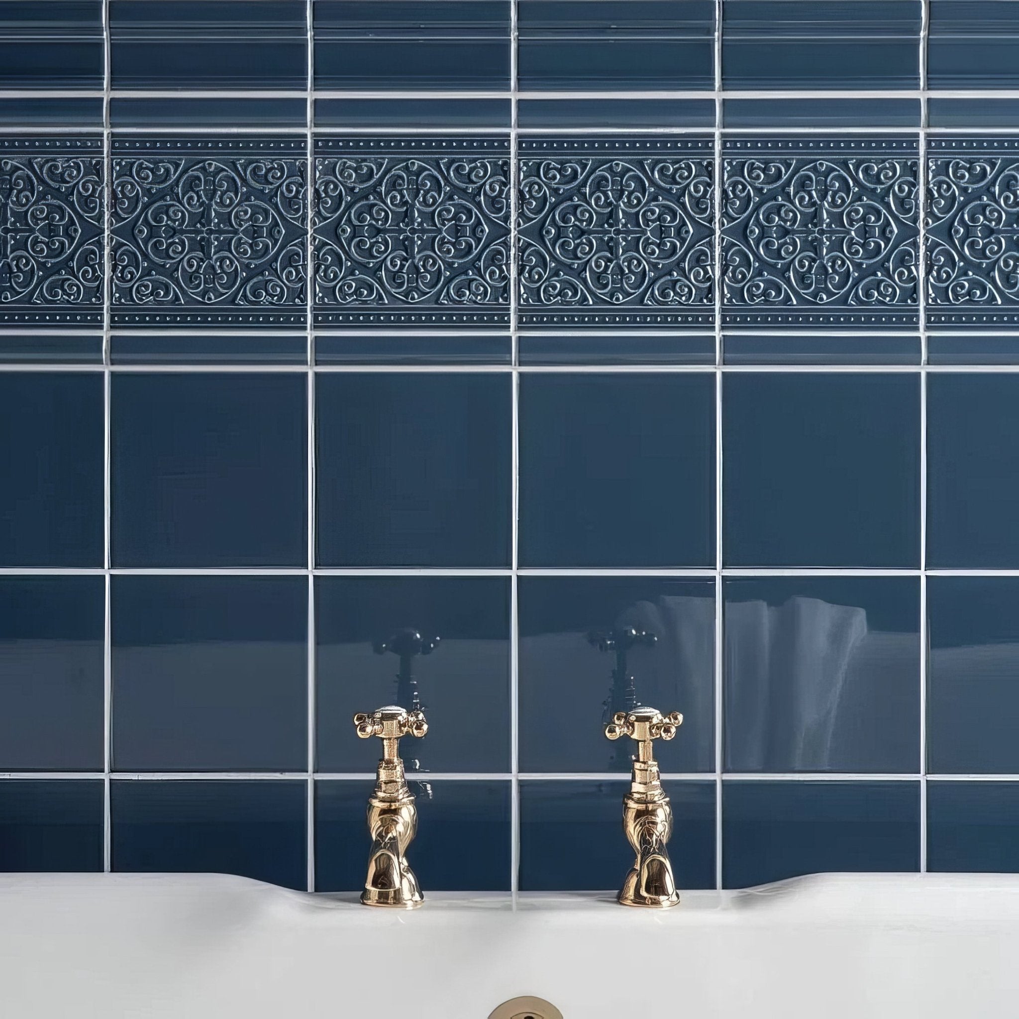 Grosvenor On Ascot Blue - Hyperion Tiles