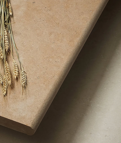 Hamlet Limestone Etched Bullnose Coping - Hyperion Tiles