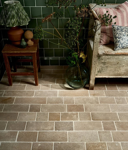 Hamlet Limestone Tumbled & Etched Cobbles - Hyperion Tiles