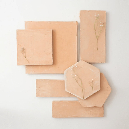 Handmade Hexagonal Naranja Terracotta - Hyperion Tiles