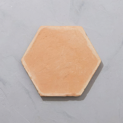 Handmade Hexagonal Naranja Terracotta - Hyperion Tiles