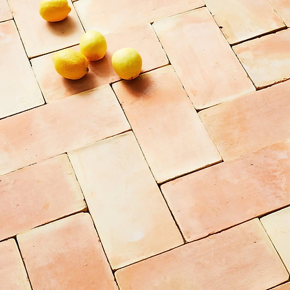 Handmade Large Rectangle Naranja Terracotta - 15 x 30cm - Hyperion Tiles