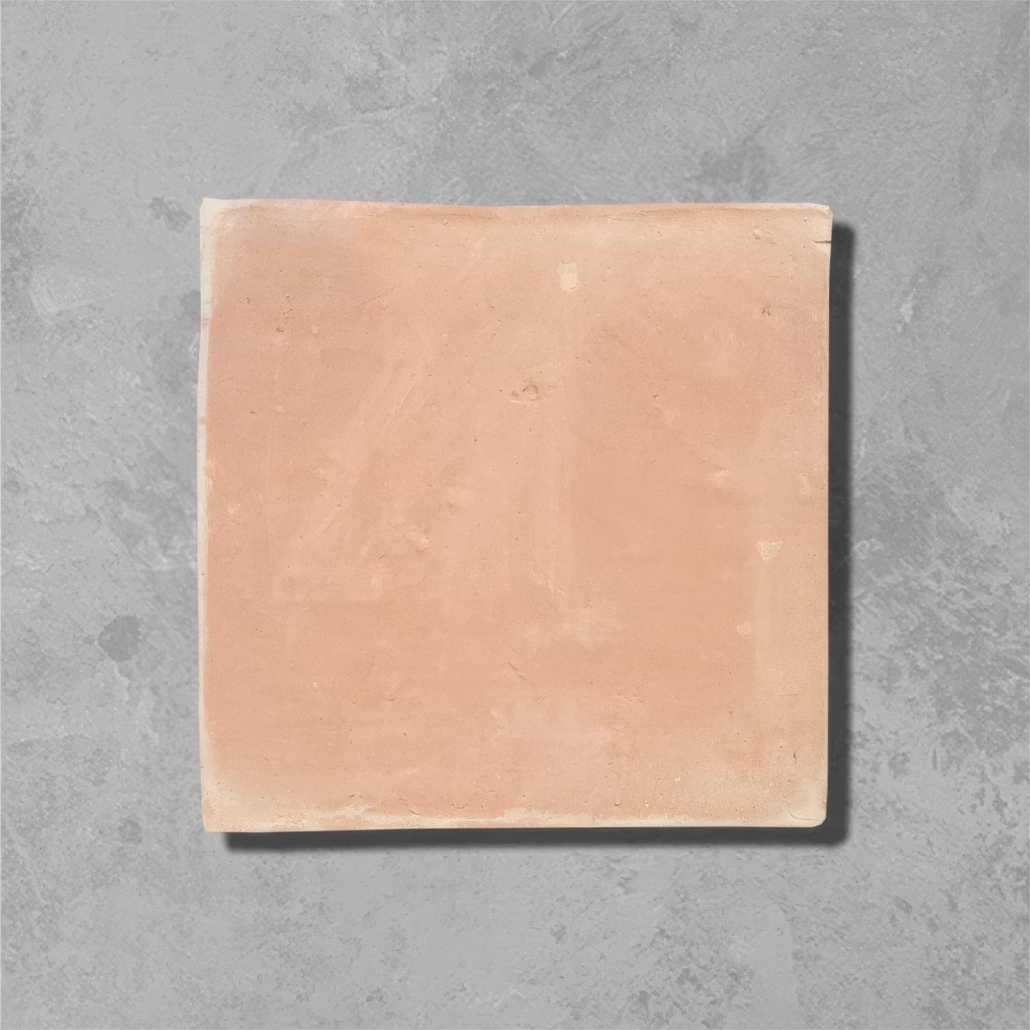 Handmade Large Square Naranja Terracotta - Hyperion Tiles