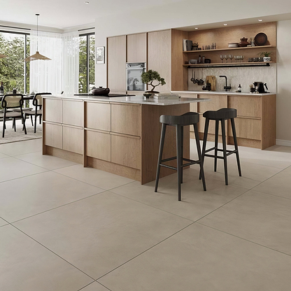 Hartford Greige Matt Porcelain - Hyperion Tiles