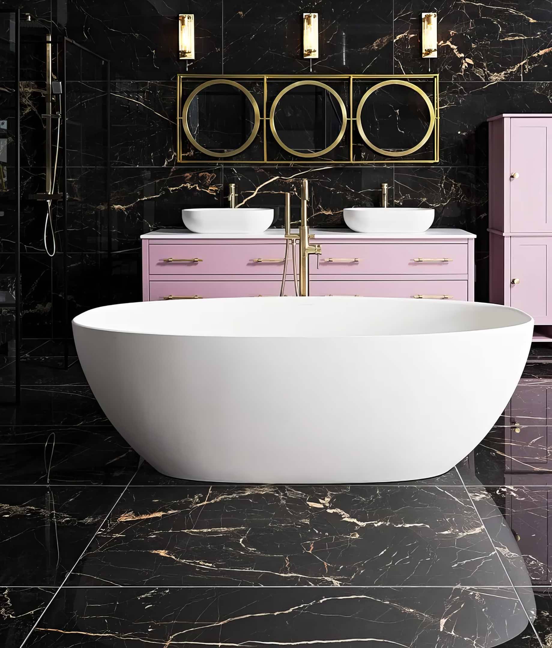 Marble Luxe Porcelain Laurant - Hyperion Tiles