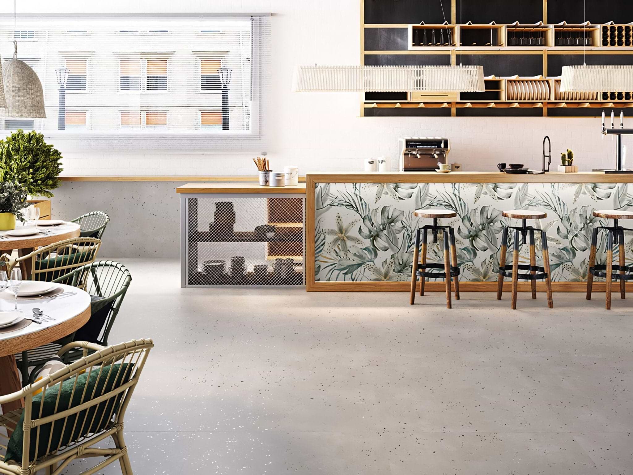 Helsinki 1841 Blanco Decor Garden - Hyperion Tiles