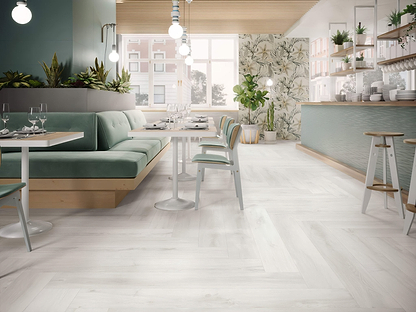 Helsinki 1841 Blanco Decor Garden - Hyperion Tiles