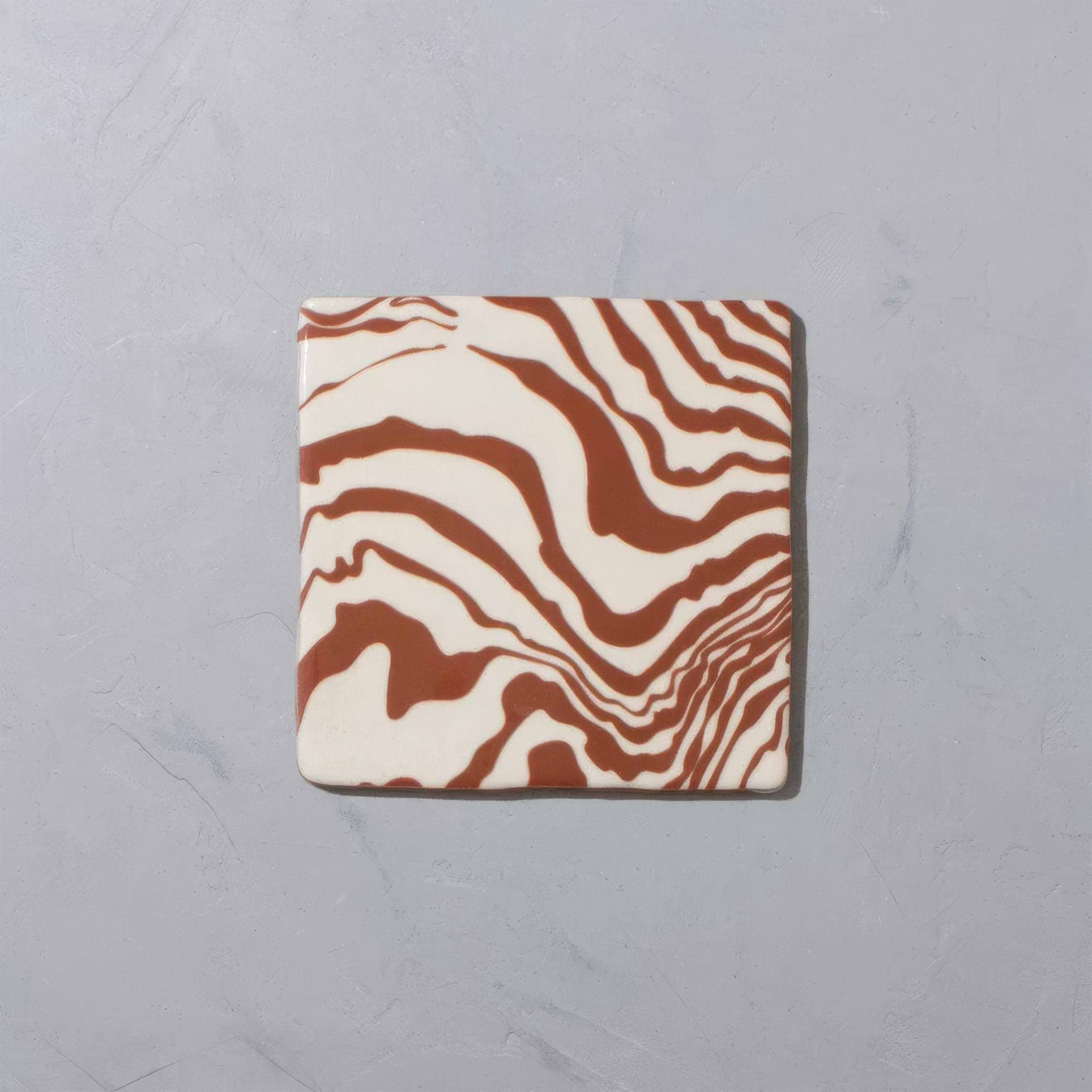 Henry Holland Studio Pour Terracotta Glazed Square - Hyperion Tiles