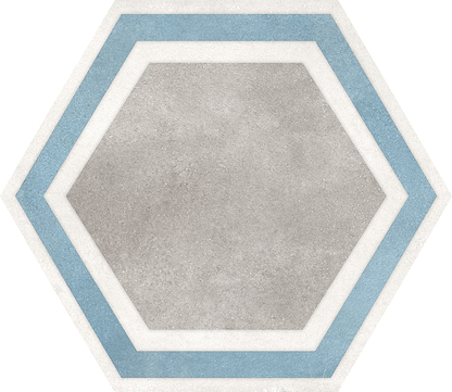 Hexagon Grey Framed - Hyperion Tiles
