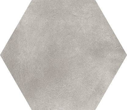 Hexagon Grey Plain - Hyperion Tiles