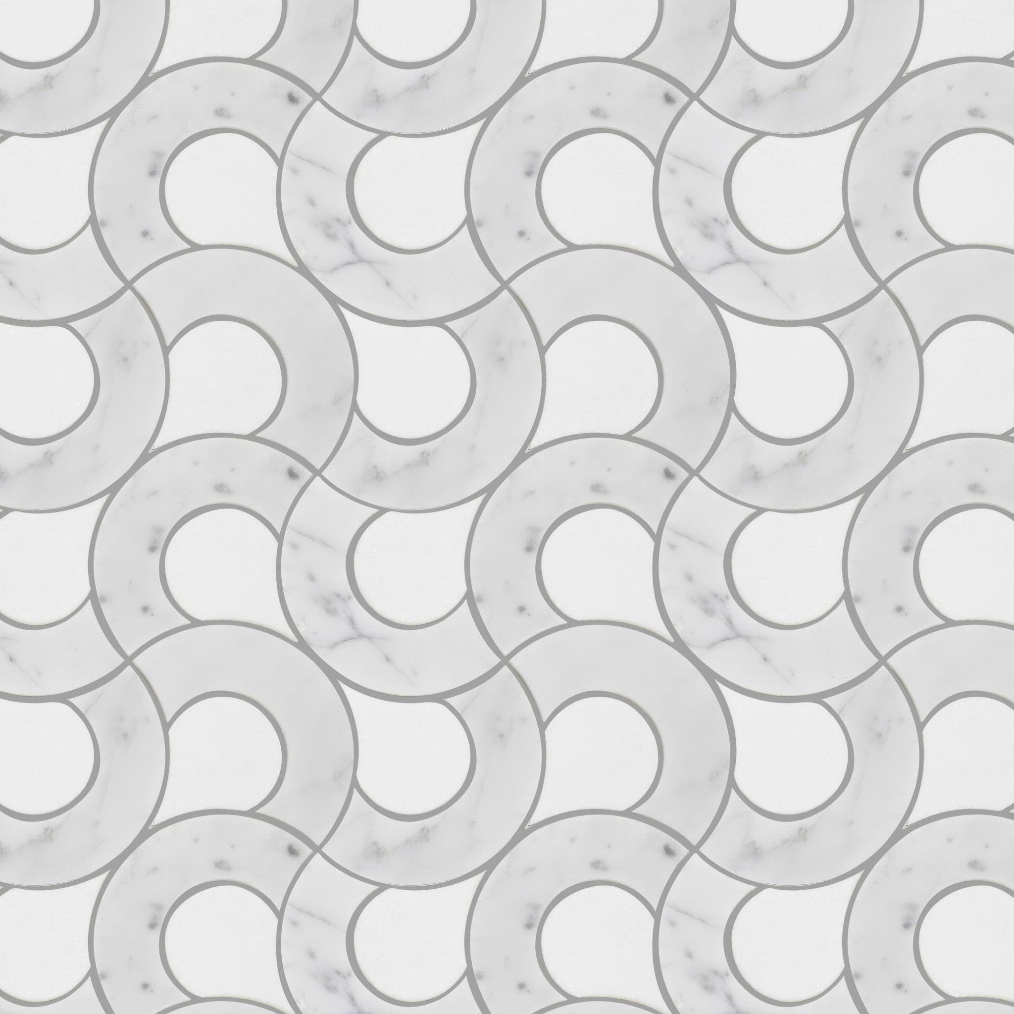 High Society Marble Guggenheim - Hyperion Tiles