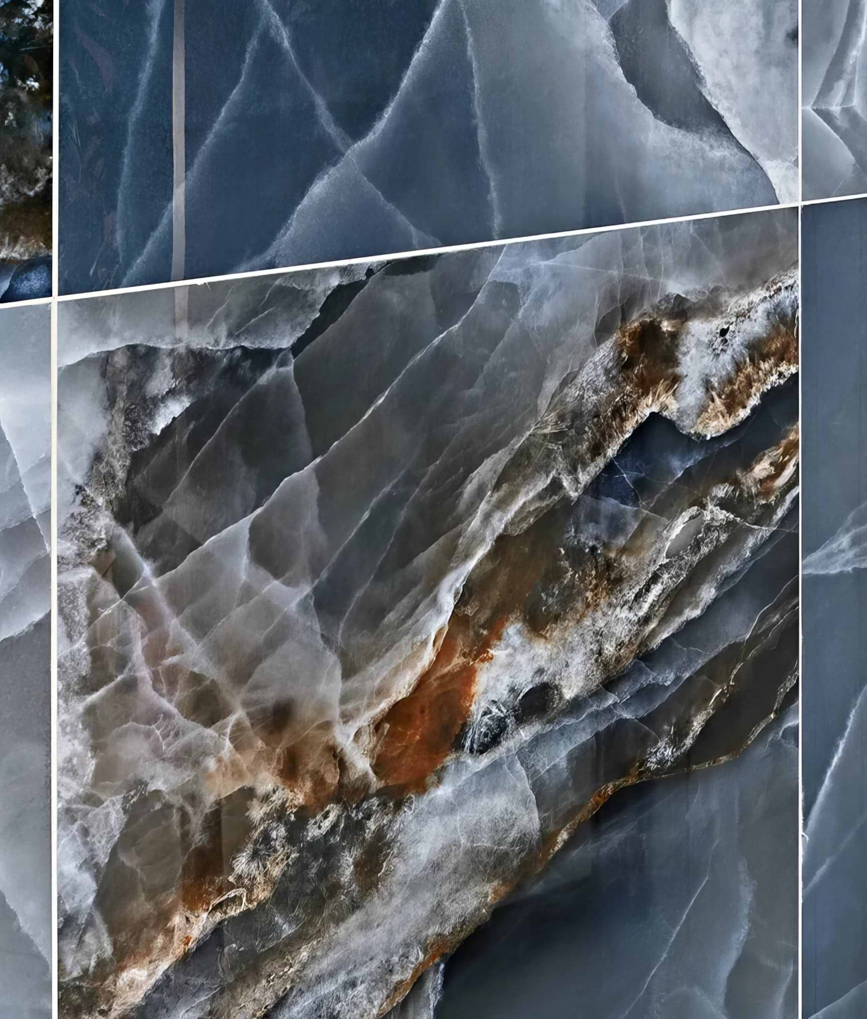 Hollywood Porcelain Blue - Hyperion Tiles