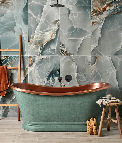 Hollywood Porcelain Turquoise - Hyperion Tiles