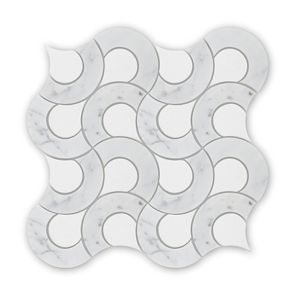 High Society Marble Guggenheim - Hyperion Tiles