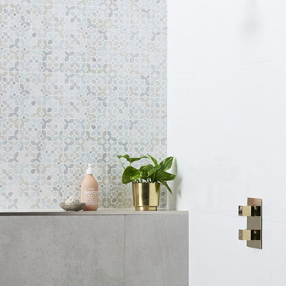 Ice White Rectified Ceramic - Hyperion Tiles